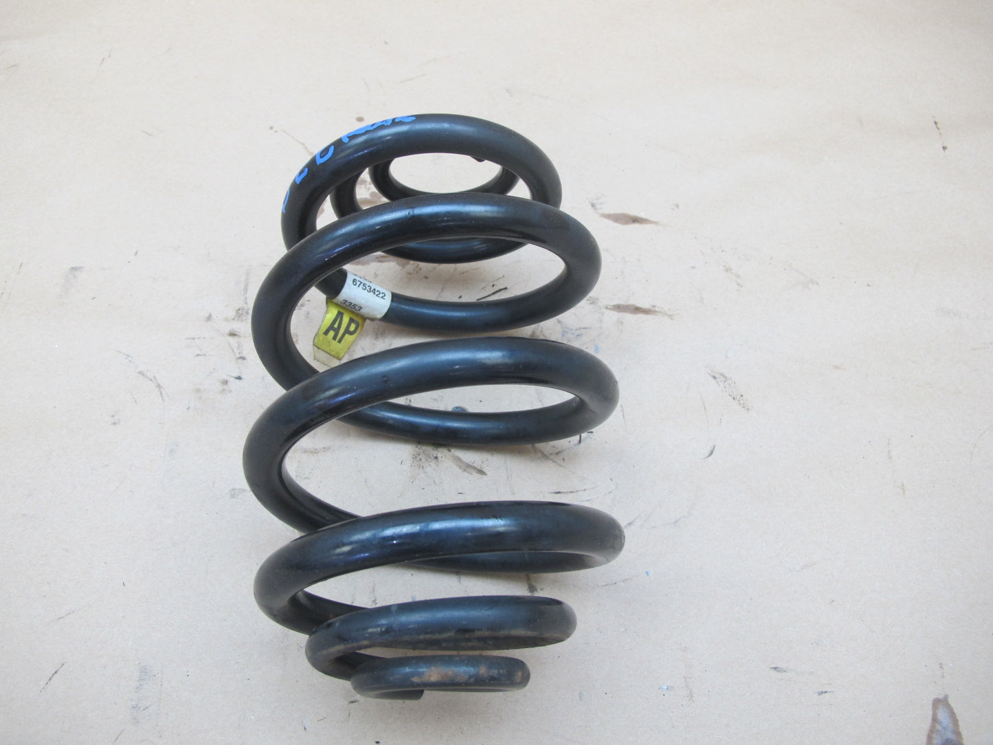 01-02 BMW E36/7 Z3 M54 Set of 2 Rear Left Right Strut Coil Spring 6753422 OEM