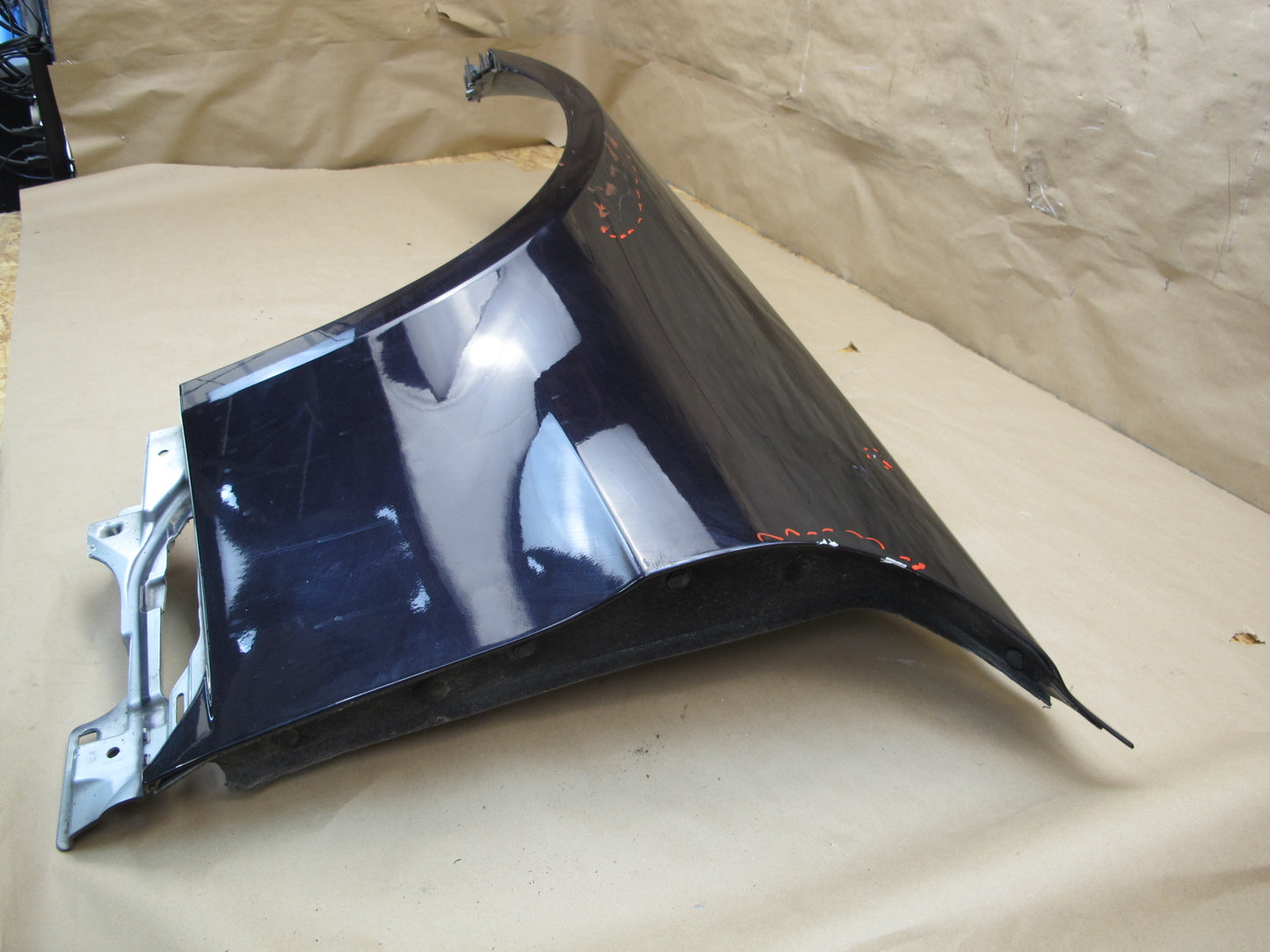 11-12 Fisker Karma Front Left Driver Side Fender Shell Panel Cover Purple OEM