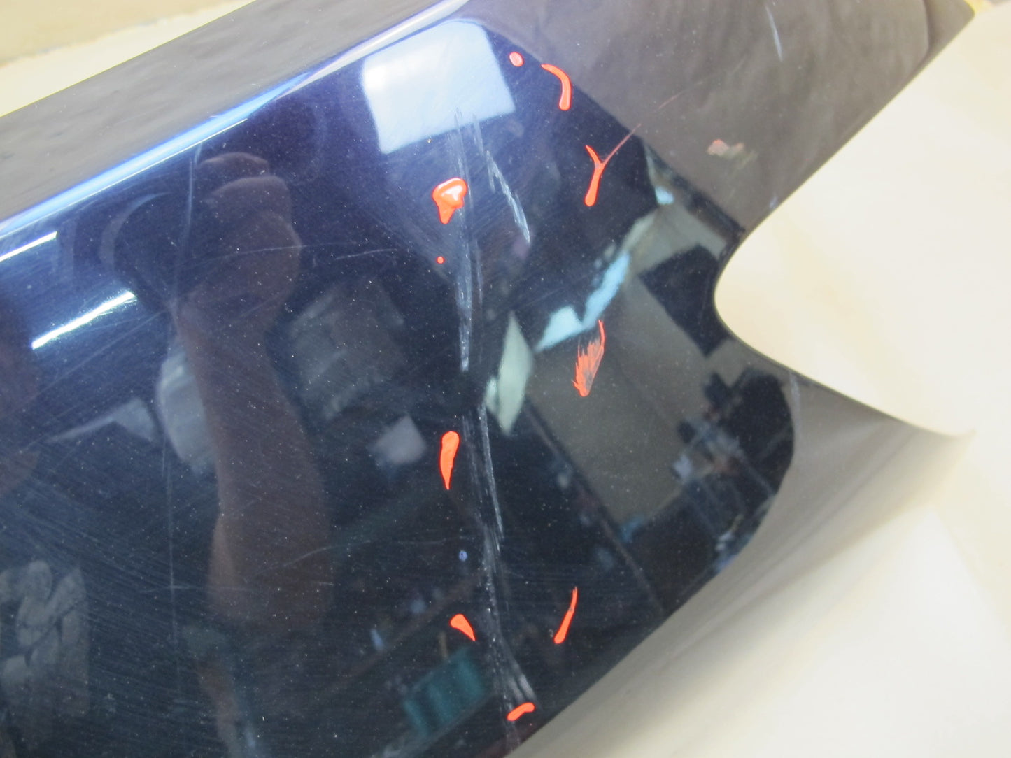 11-12 Fisker Karma Front Left Driver Side Fender Shell Panel Cover Purple OEM