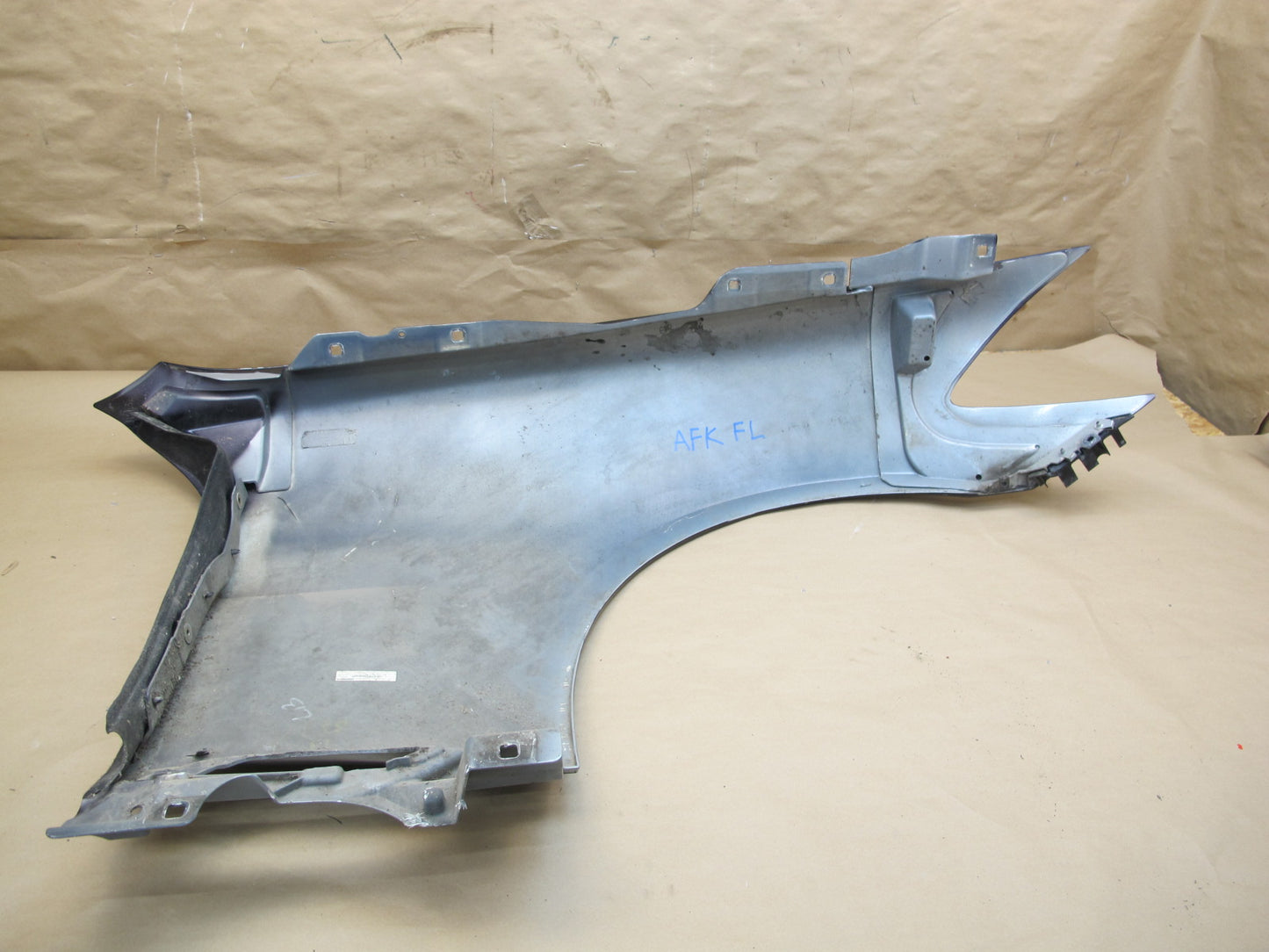 11-12 Fisker Karma Front Left Driver Side Fender Shell Panel Cover Purple OEM