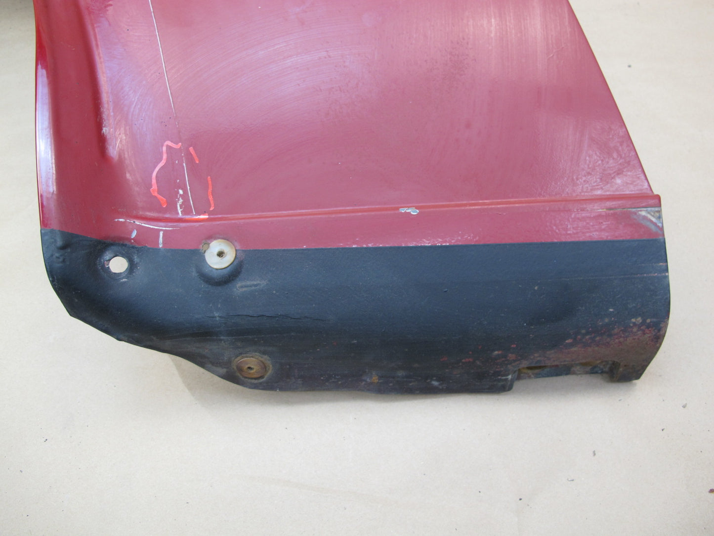 83-85 Toyota Supra MA67 Front Left Fender Shell Cover Panel RED OEM