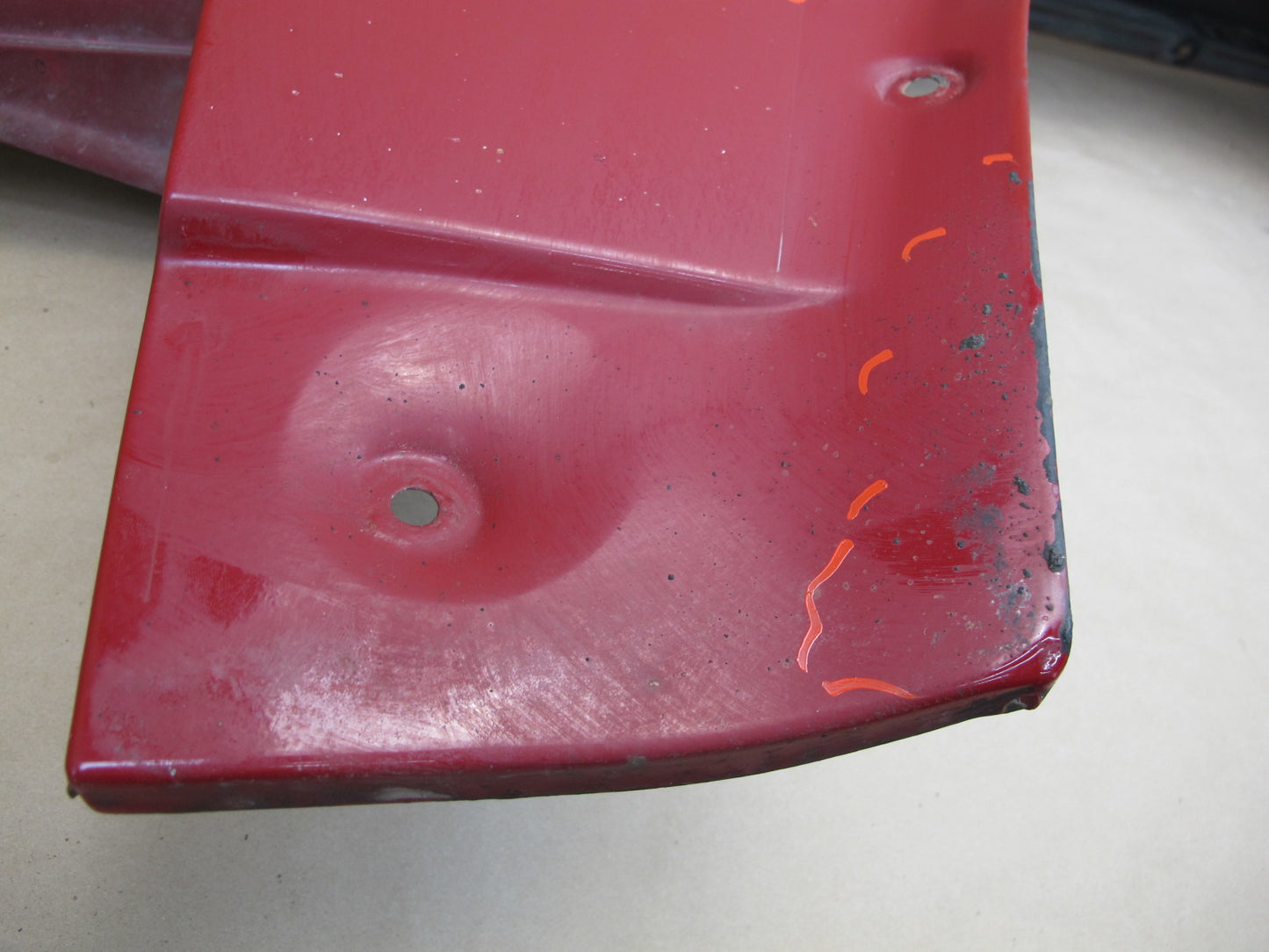 83-85 Toyota Supra MA67 Front Left Fender Shell Cover Panel RED OEM