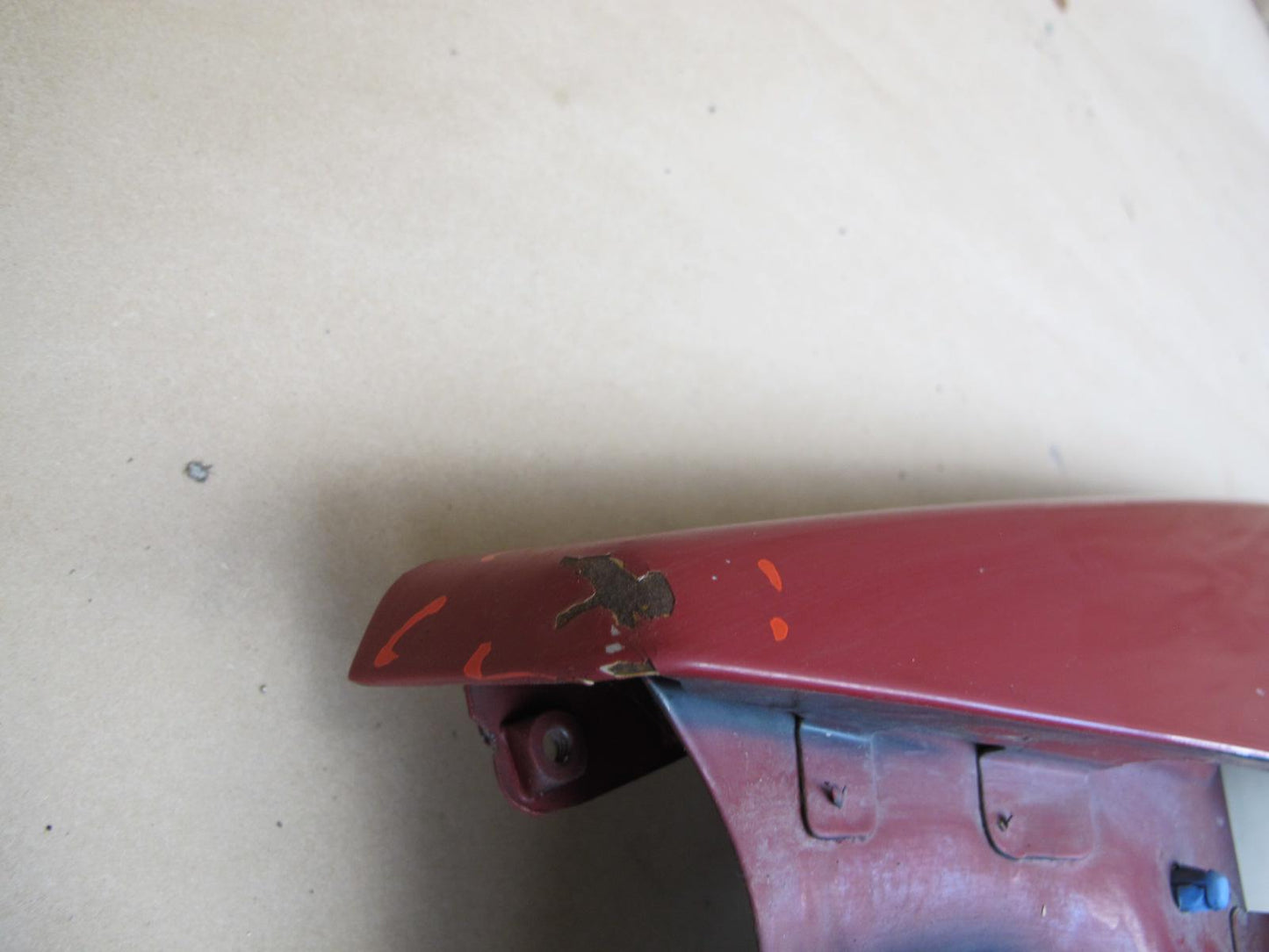 83-85 Toyota Supra MA67 Front Left Fender Shell Cover Panel RED OEM