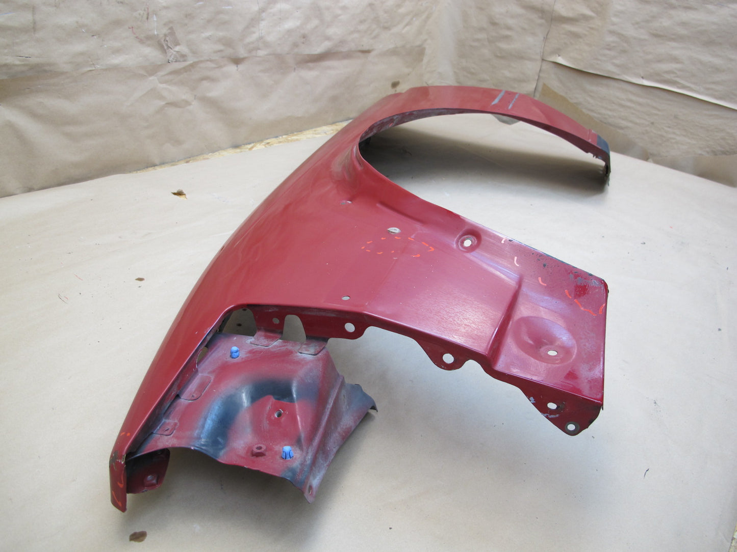 83-85 Toyota Supra MA67 Front Left Fender Shell Cover Panel RED OEM