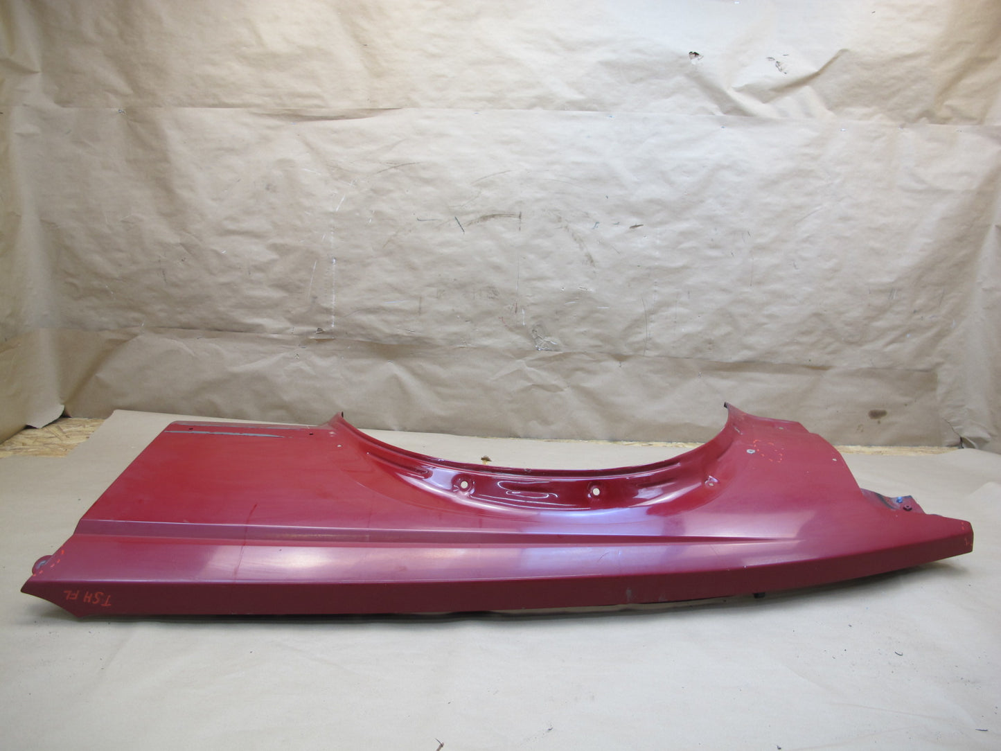 83-85 Toyota Supra MA67 Front Left Fender Shell Cover Panel RED OEM