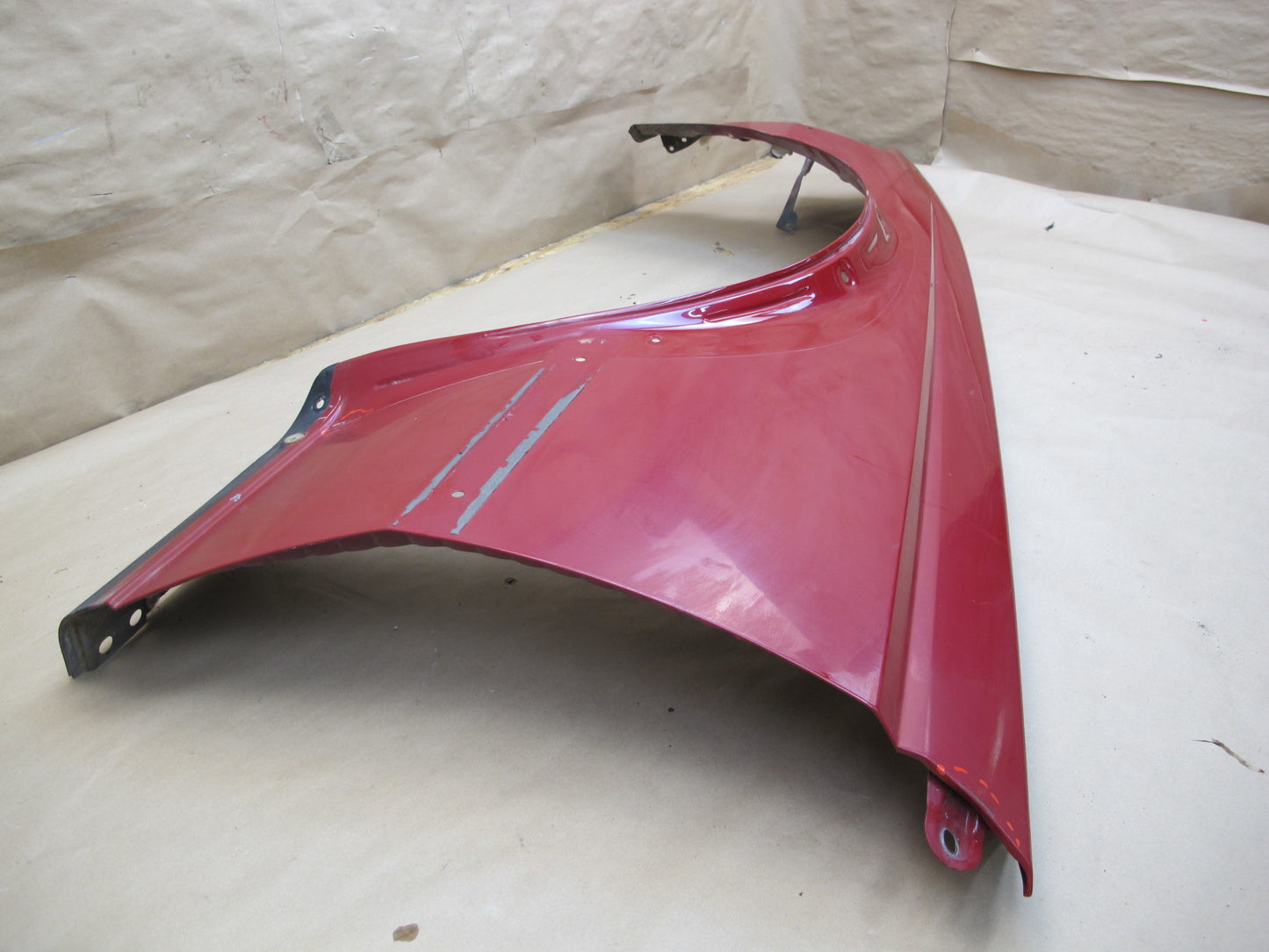 83-85 Toyota Supra MA67 Front Left Fender Shell Cover Panel RED OEM