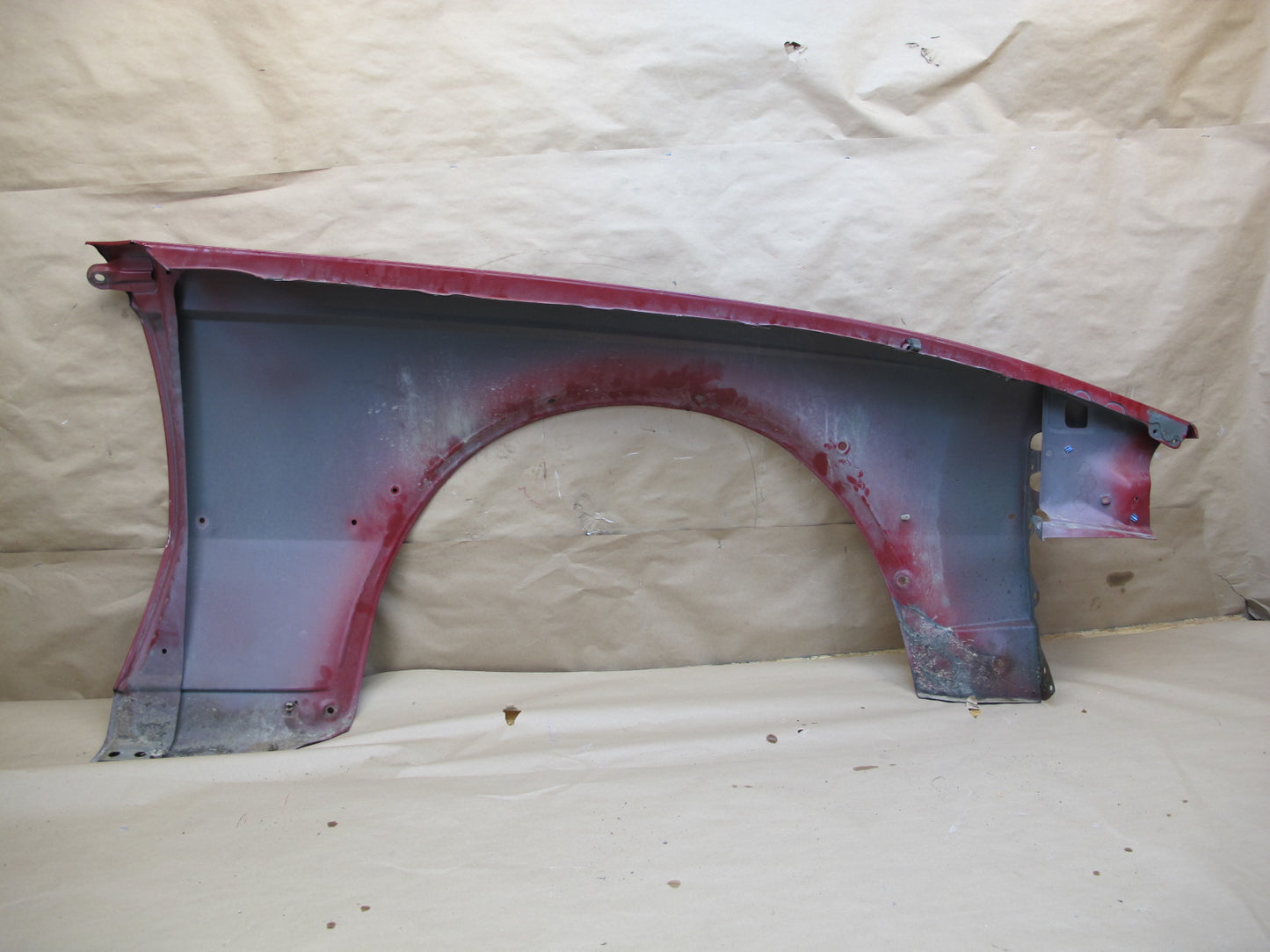 83-85 Toyota Supra MA67 Front Left Fender Shell Cover Panel RED OEM