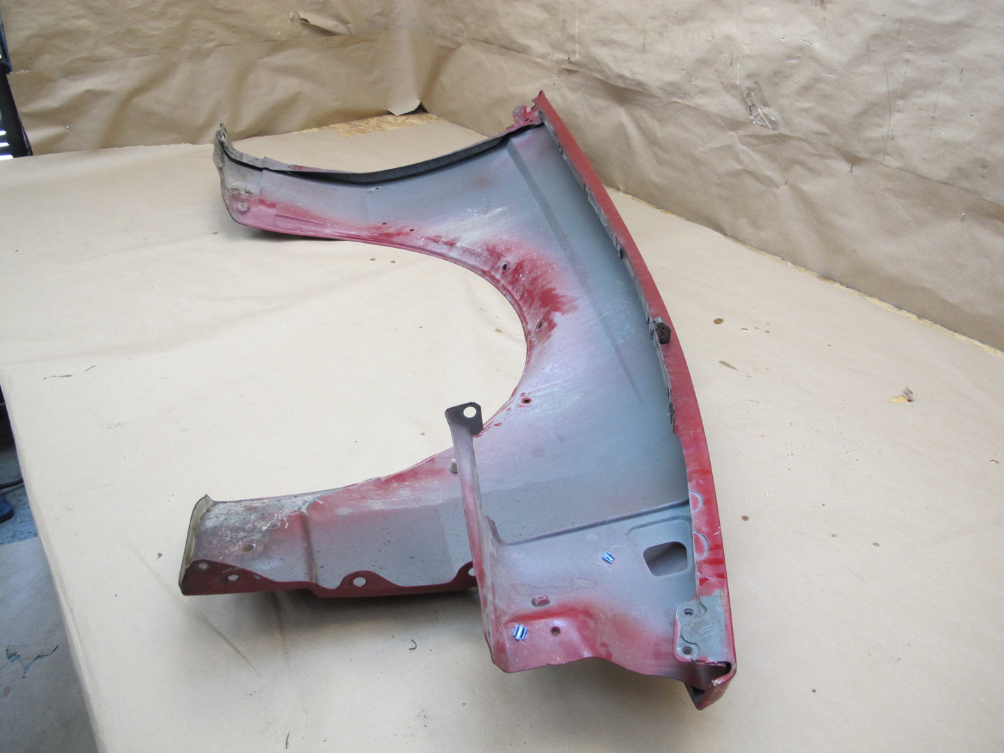 83-85 Toyota Supra MA67 Front Left Fender Shell Cover Panel RED OEM