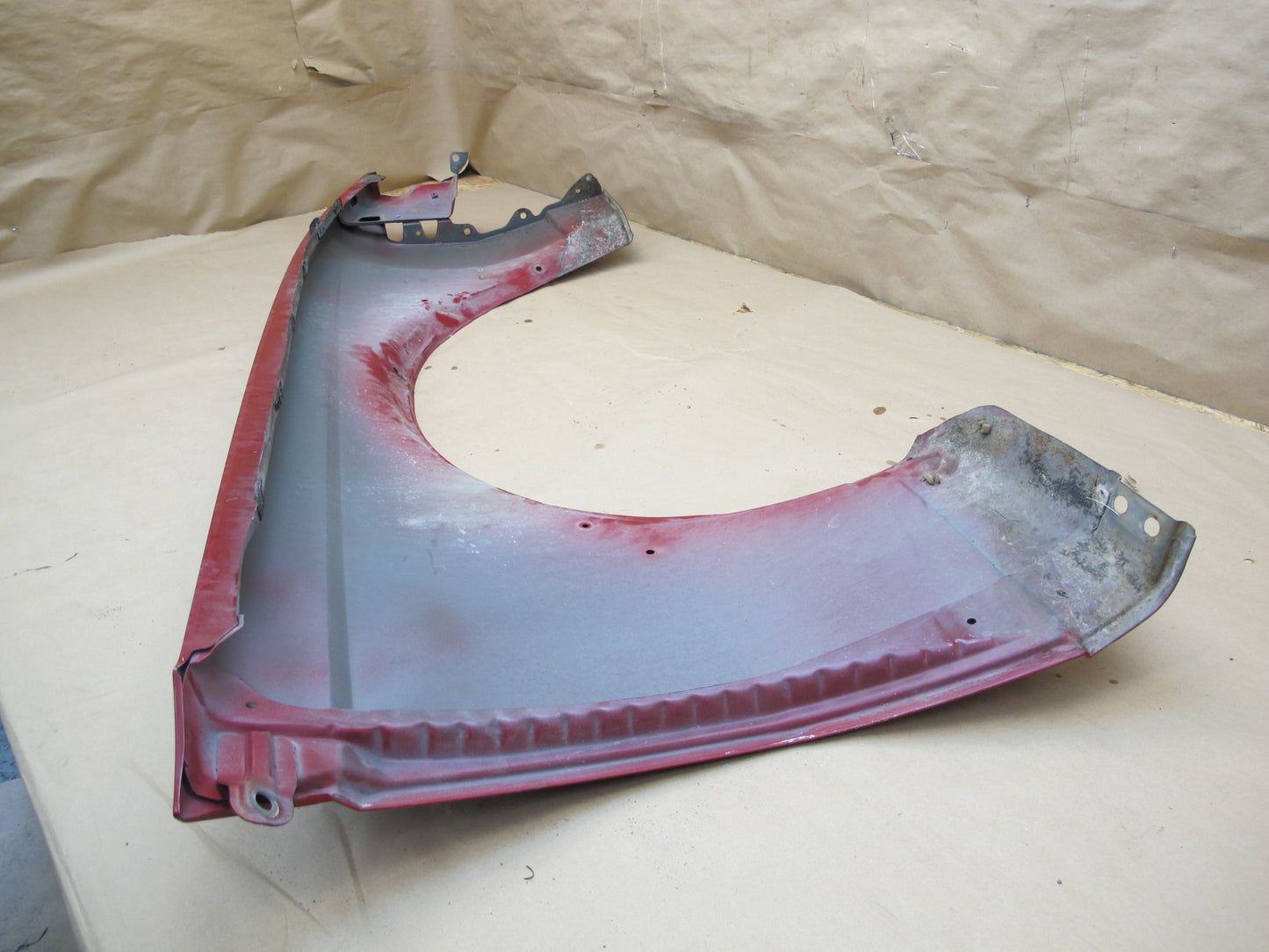 83-85 Toyota Supra MA67 Front Left Fender Shell Cover Panel RED OEM