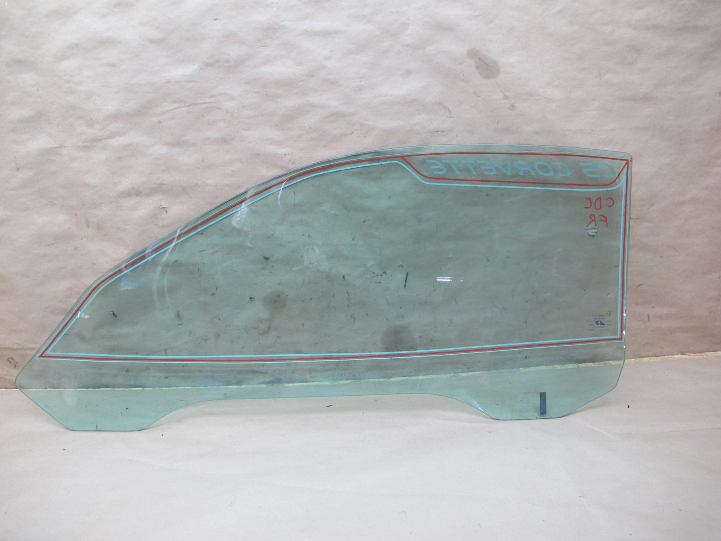 97-04 Chevrolet Corvette C5 Right Passenger Door Glass Window OEM