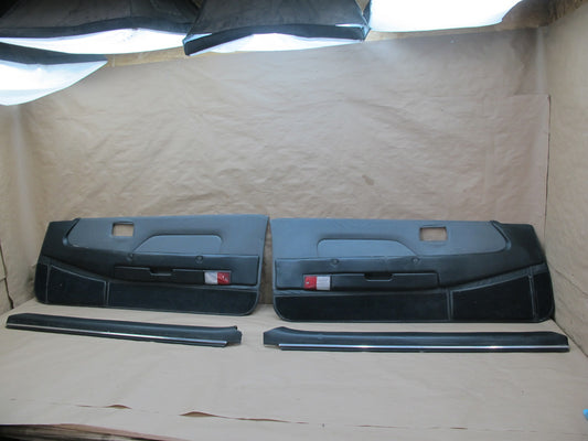 84-86 Toyota Supra MA67 Left & Right Door Interior Trim Cover Panel Set OEM