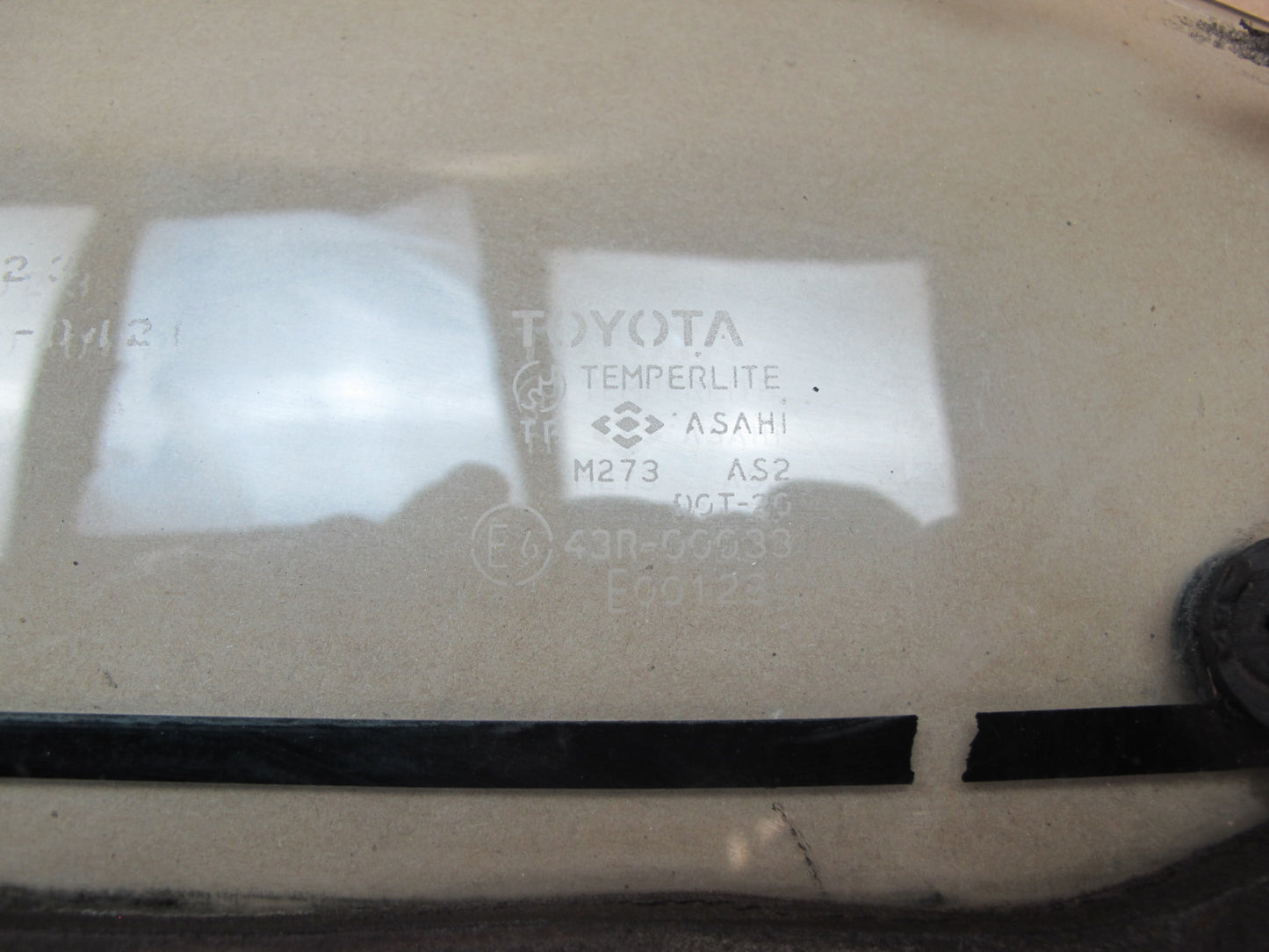 83-86 Toyota Celica Supra MA67 Rear Left Quarter Glass Window OEM