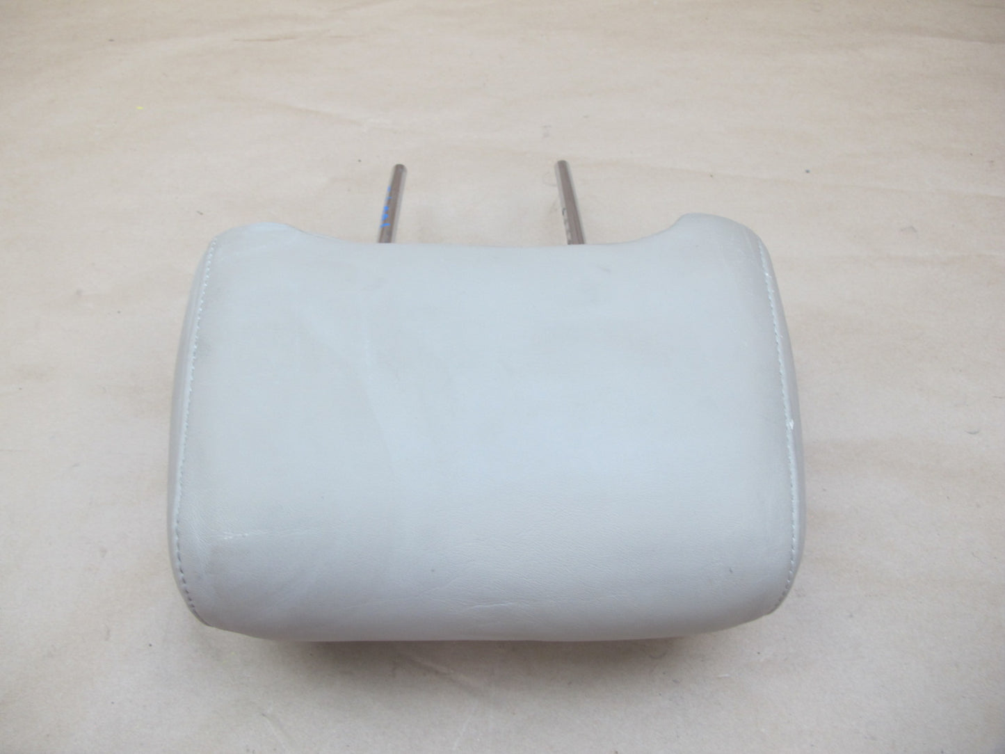 92-98 Lexus UZZ30 SC300 SC400 Set of 2 Front Seat Leather Headrest Ivory OEM