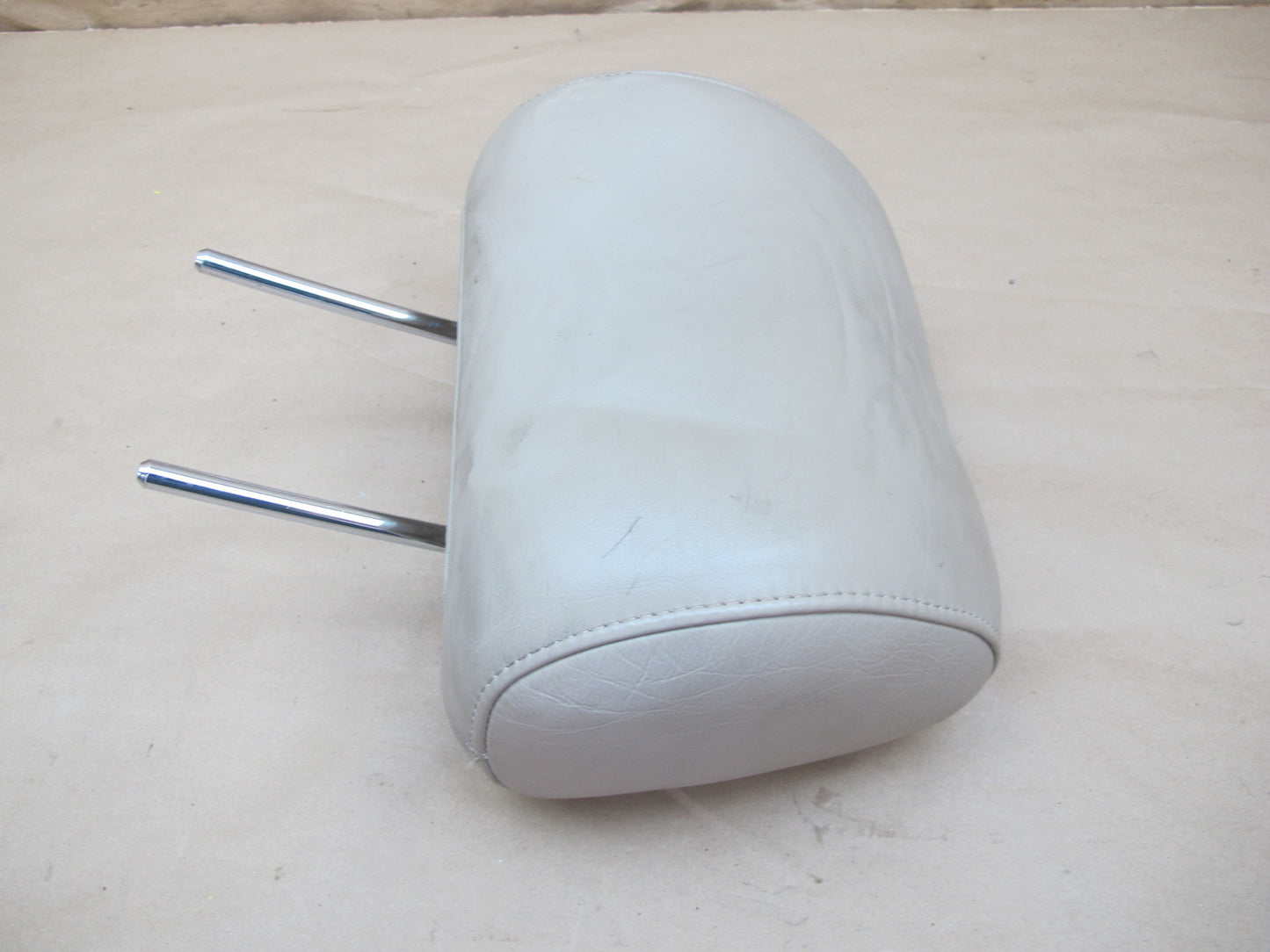 92-98 Lexus UZZ30 SC300 SC400 Set of 2 Front Seat Leather Headrest Ivory OEM