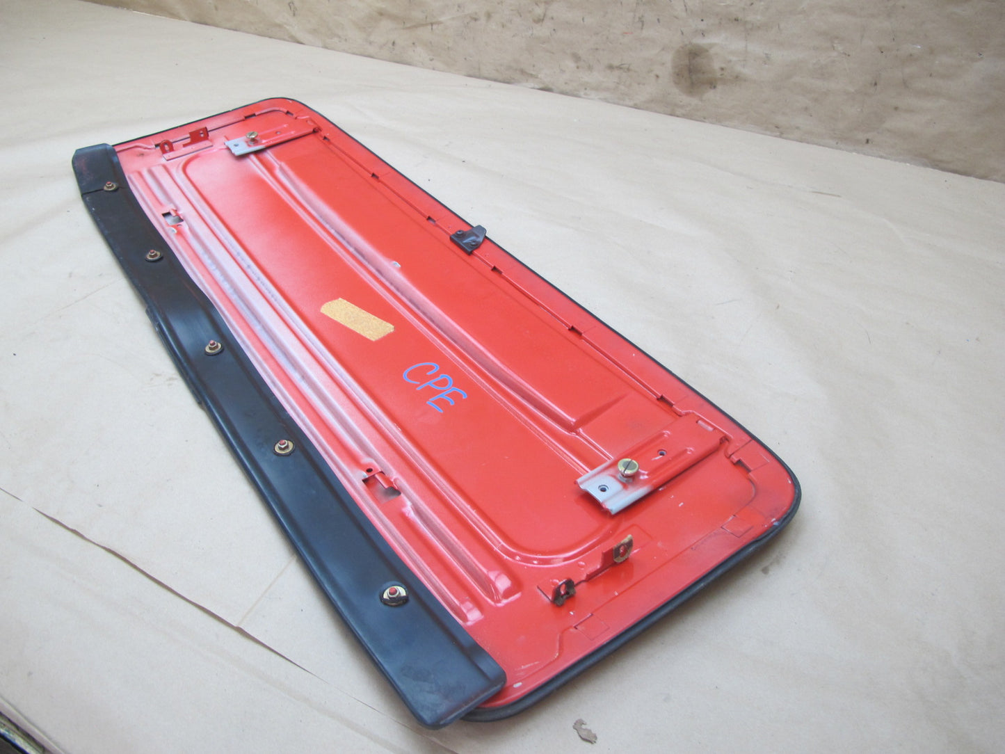 1984-1995 Porsche 928 S4 Upper Sunroof Moon Roof Panel Cover RED