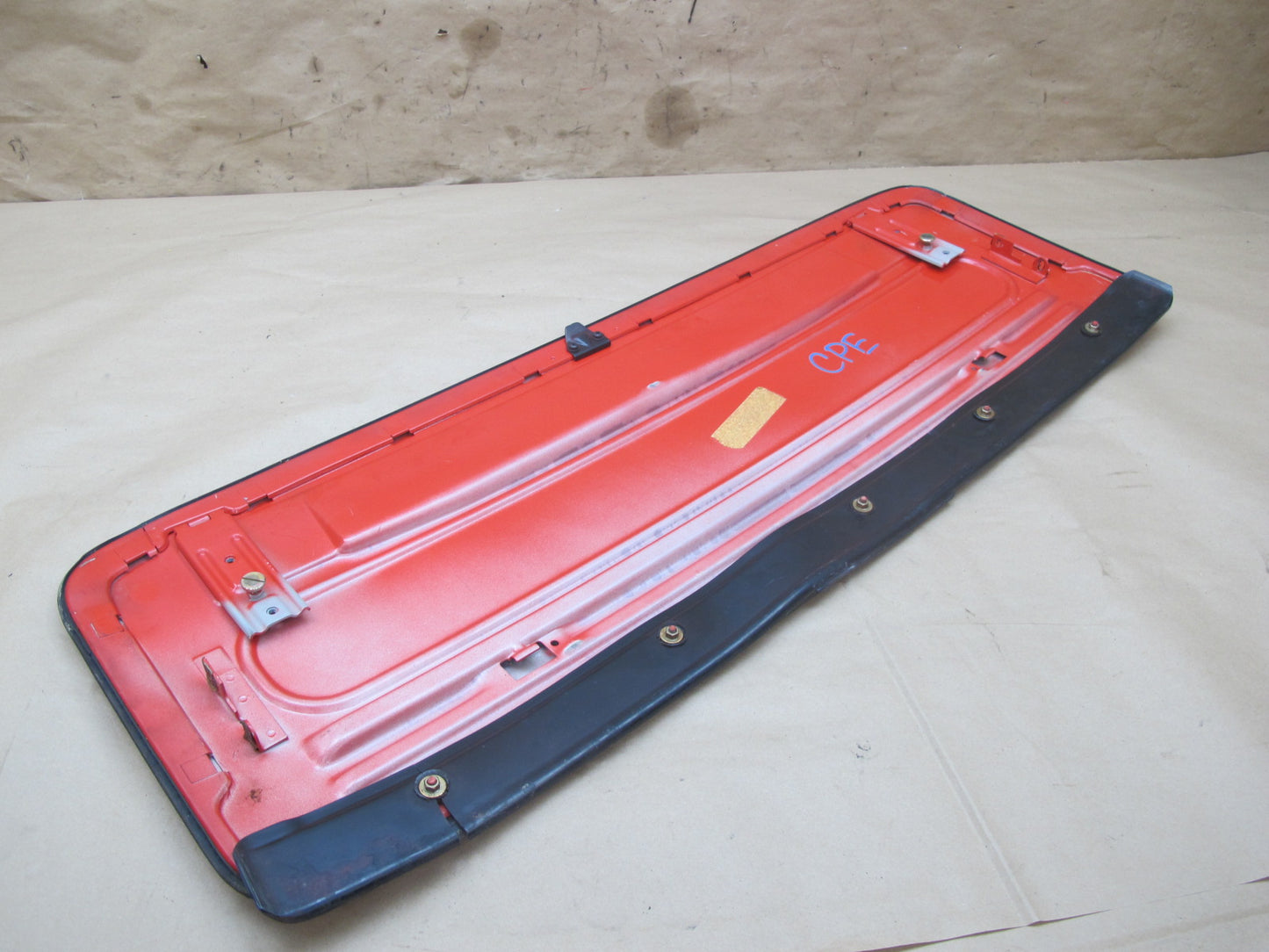 1984-1995 Porsche 928 S4 Upper Sunroof Moon Roof Panel Cover RED