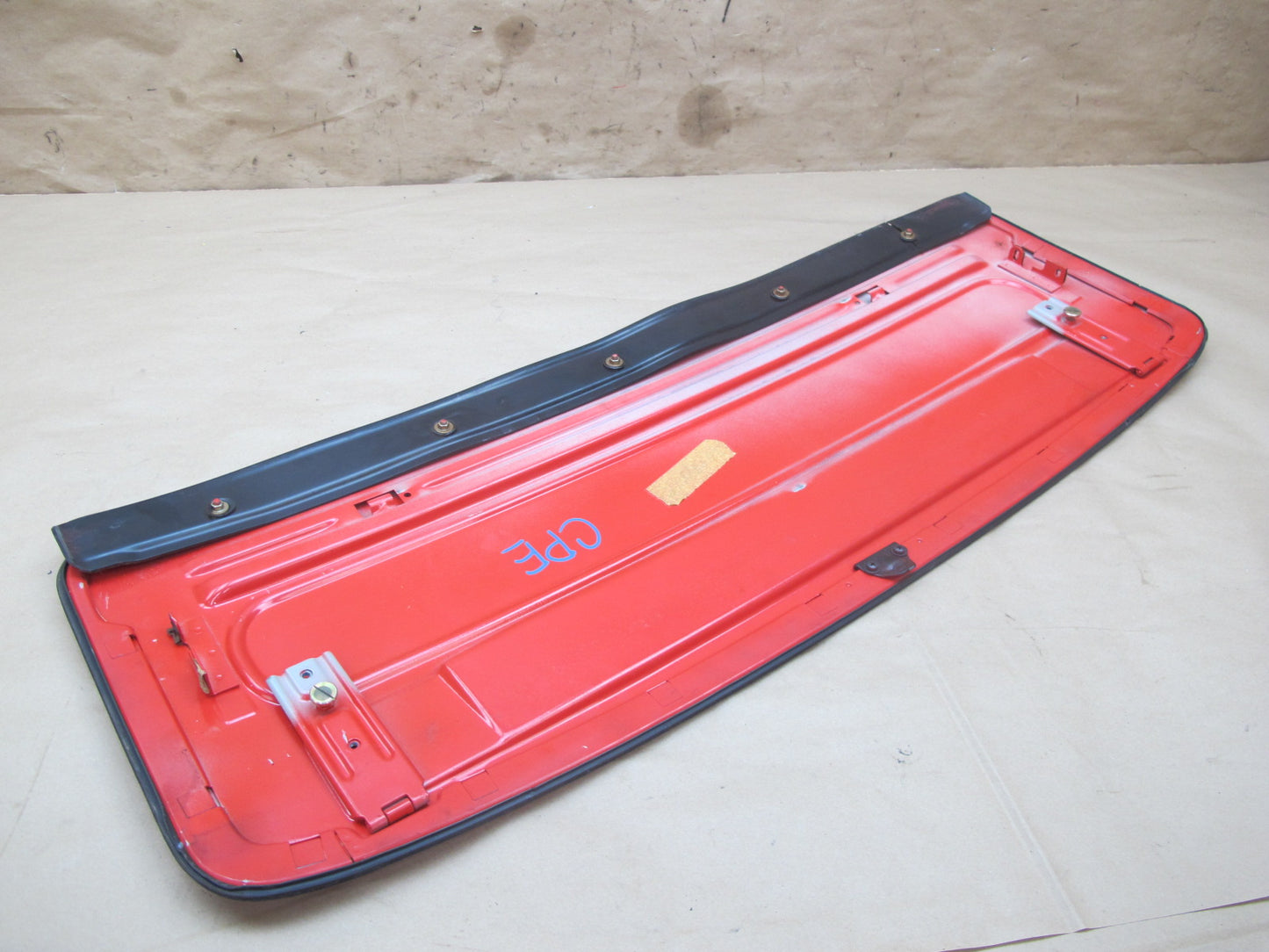 1984-1995 Porsche 928 S4 Upper Sunroof Moon Roof Panel Cover RED