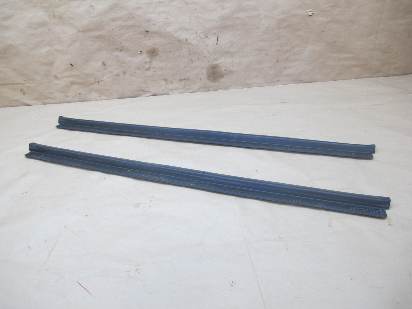 82-85 Toyota Supra MA67 Set of 2 Door Scuff Sill Plate Trim Panel OEM