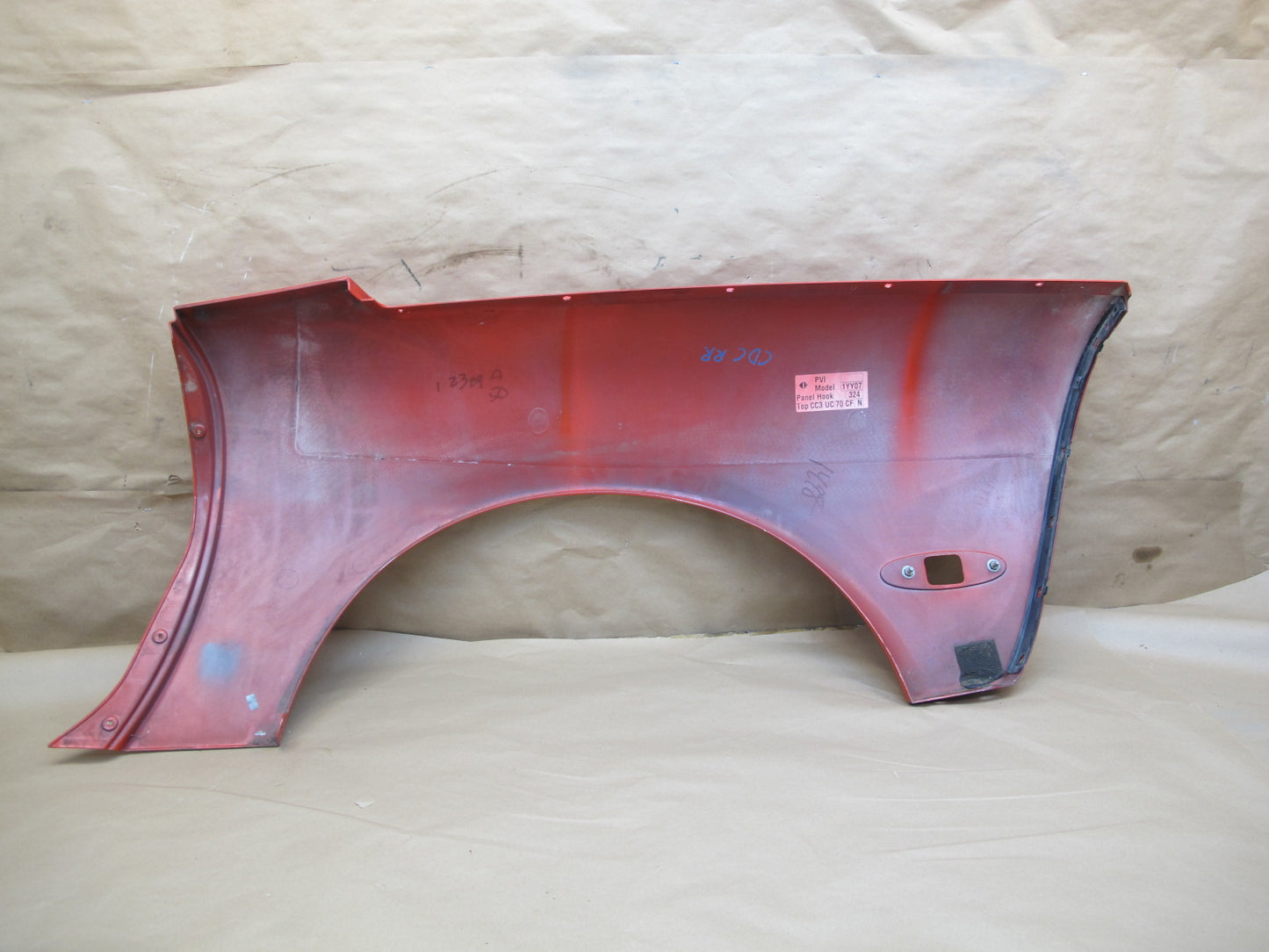 97-04 Chevrolet Corvette C5 Coupe Rear Right Quarter Shell Panel Cover OEM