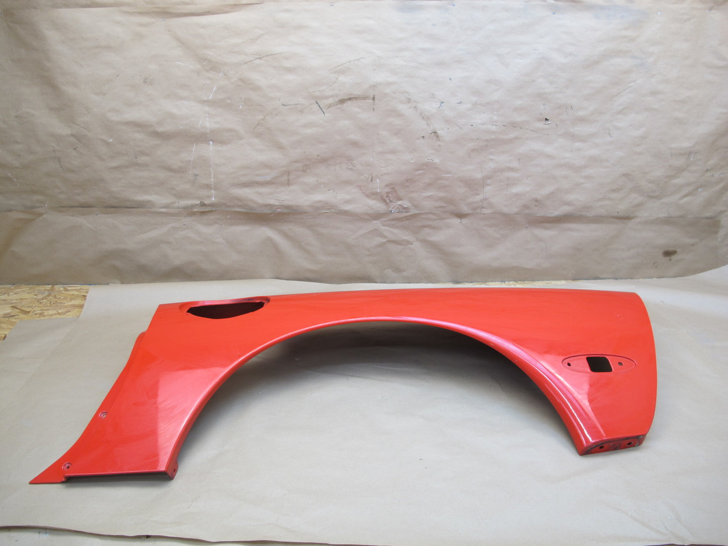 97-04 Chevrolet Corvette C5 Coupe Rear Left Quarter Shell Panel Cover RED OEM