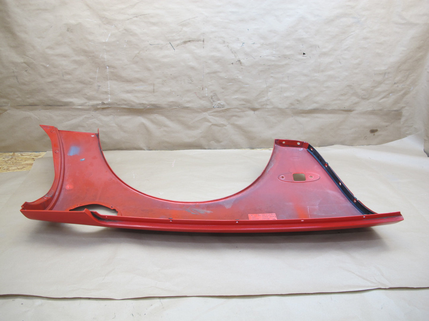 97-04 Chevrolet Corvette C5 Coupe Rear Left Quarter Shell Panel Cover RED OEM