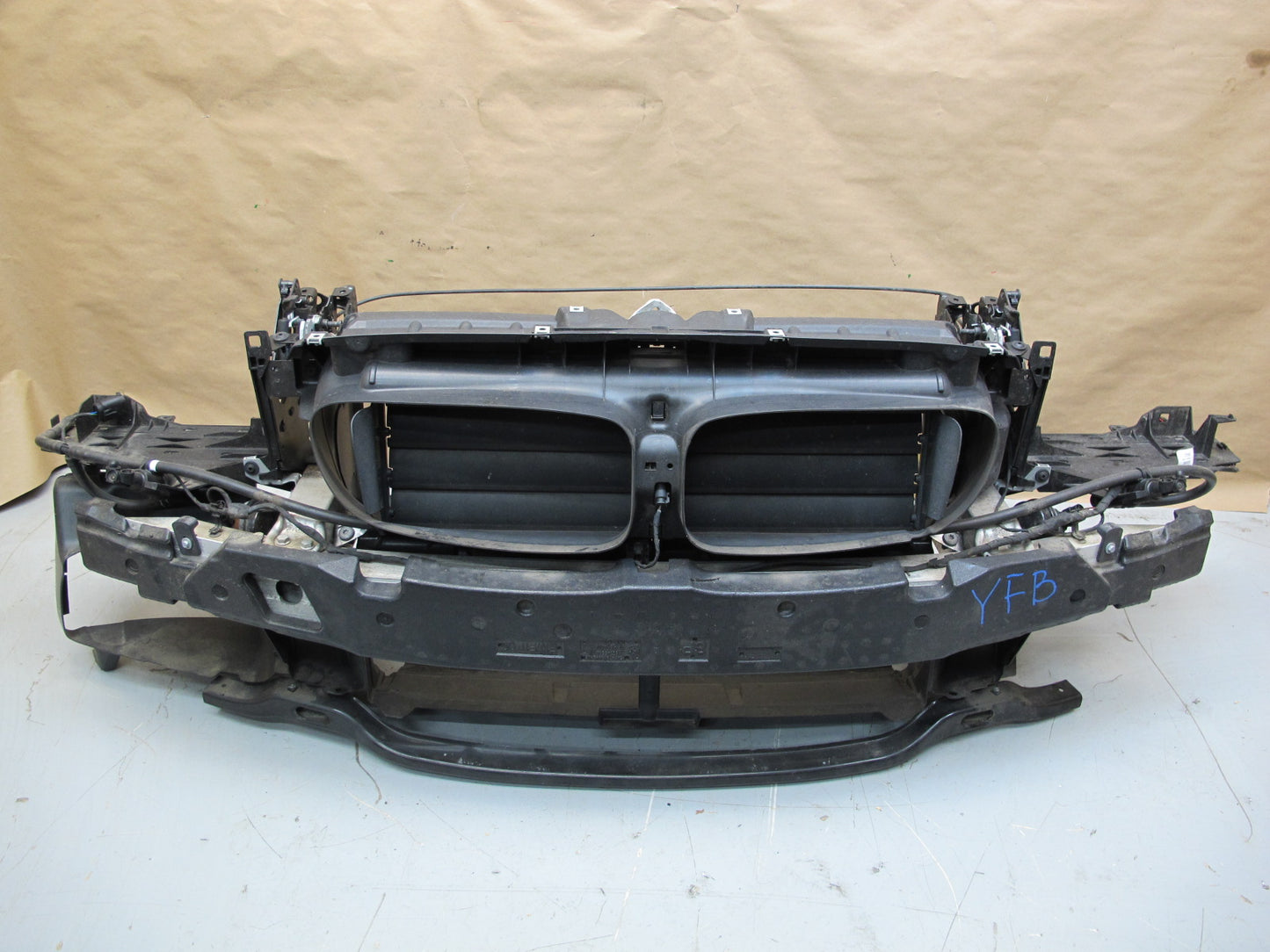 11-16 BMW F10 528iX 528i Front Bumper Radiator Support Reinforcement Bar OEM