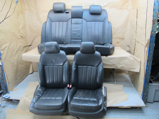06-08 Bentley Continental Flying Spur Heat Vent Front & Rear Leather Seat Set