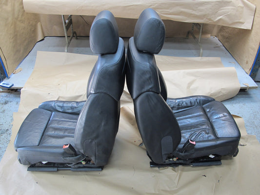 06-08 Bentley Continental Flying Spur Heat Vent Front & Rear Leather Seat Set