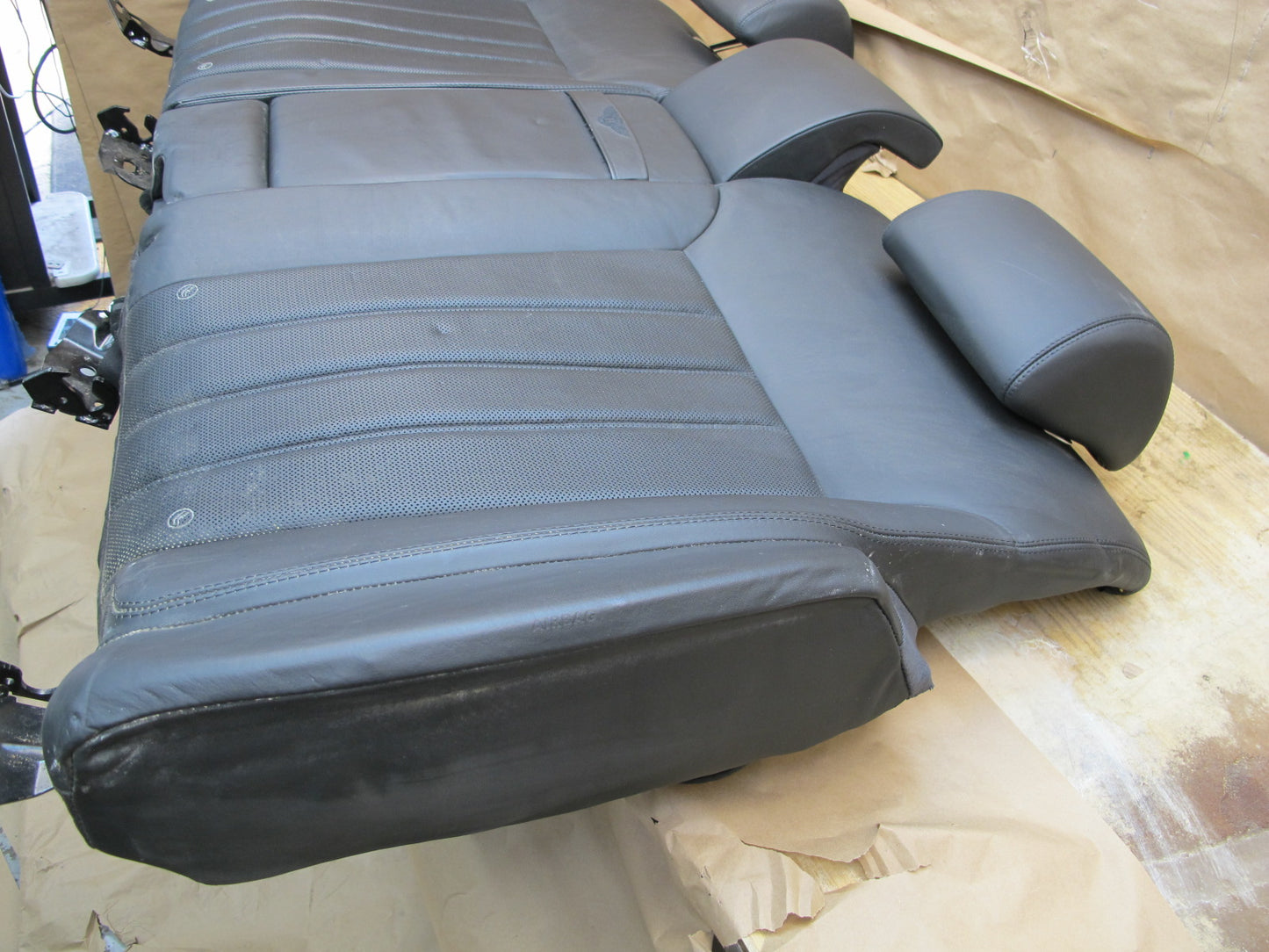 06-08 Bentley Continental Flying Spur Heat Vent Front & Rear Leather Seat Set