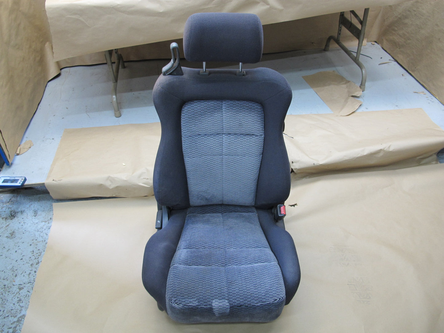 91-93 Dodge Stealth 3000GT Front & Rear Cloth Seat Set Gray OEM