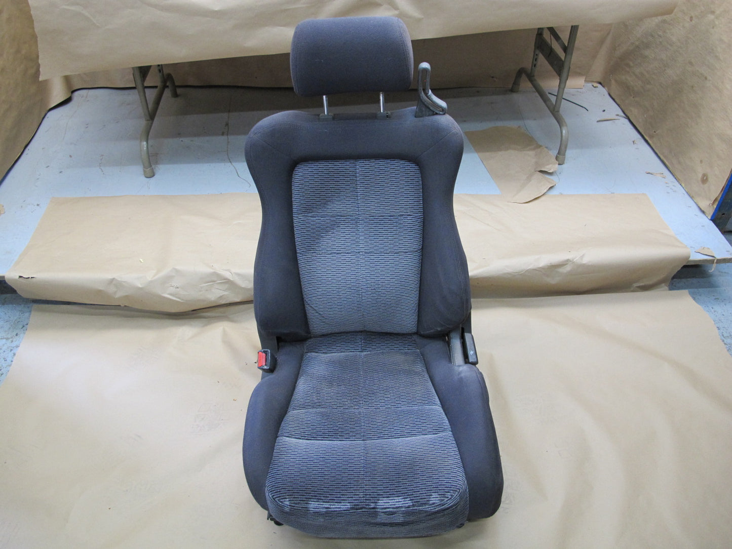 91-93 Dodge Stealth 3000GT Front & Rear Cloth Seat Set Gray OEM