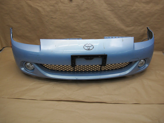 03-05 Toyota MR2 Spyder Front Bumper Cover Panel w Fog Light Assembly Blue OEM