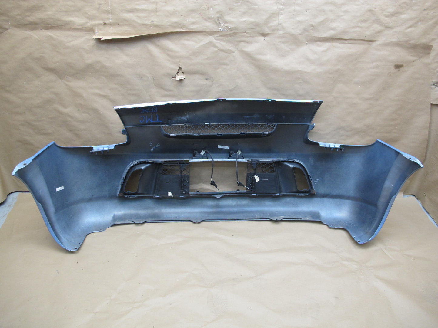 03-05 Toyota MR2 Spyder Rear Bumper Cover Panel Assembly Blue OEM