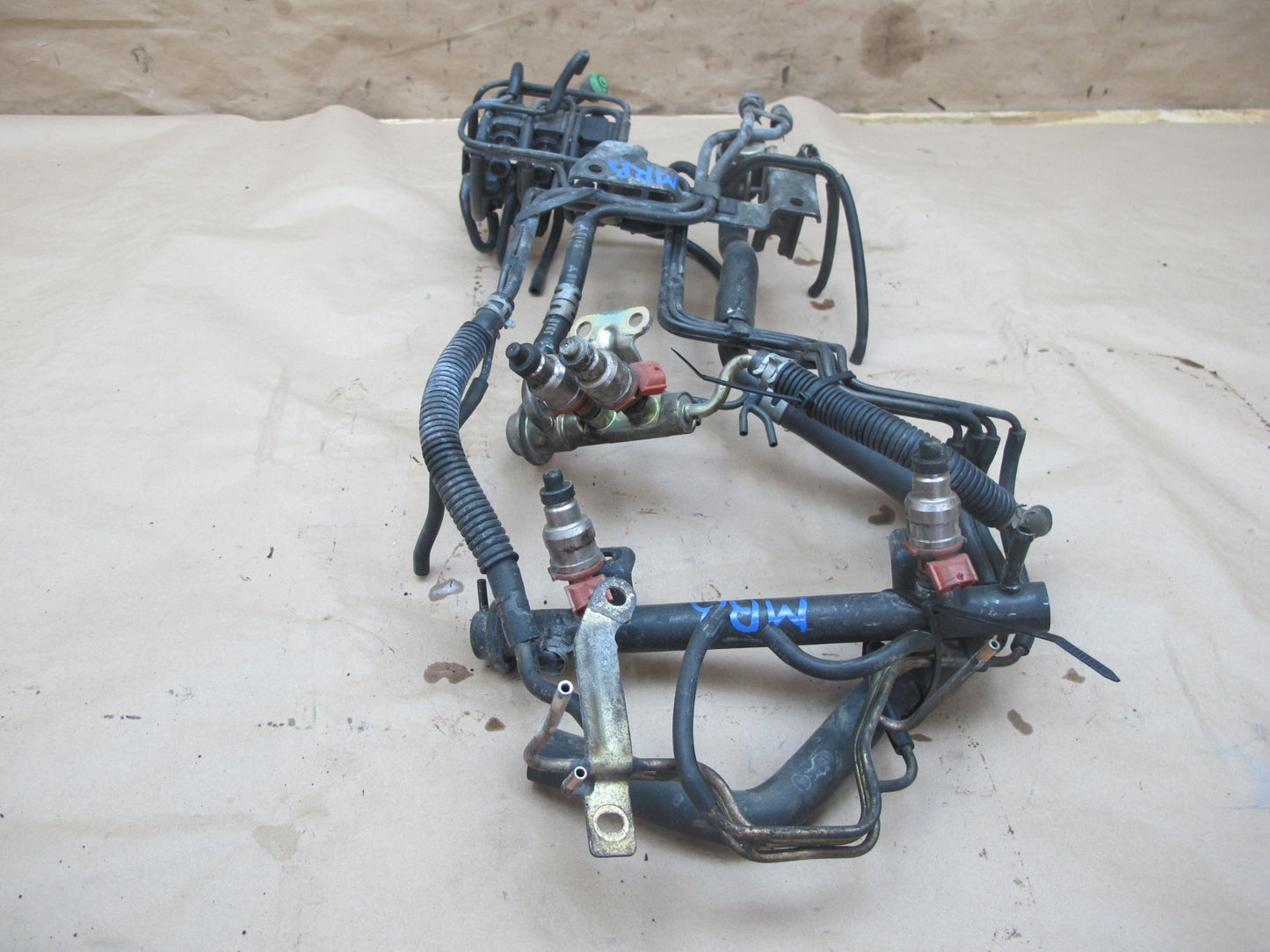 89-91 Mazda RX7 1.3L 13B NON Turbo Vacuum Valve Line Assembly OEM