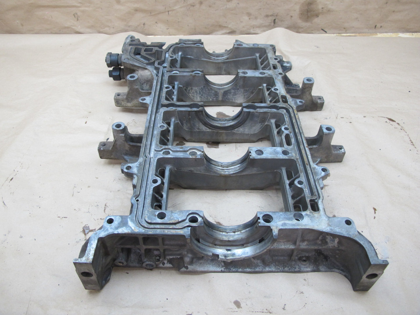 1987-1991 Porsche 928 S4 5.0L V8 Engine Motor Upper Oil Pan 9281011096R