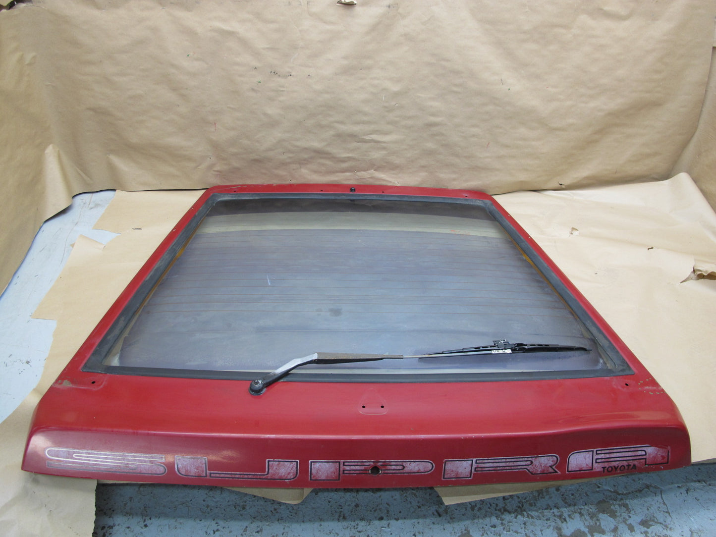 84-85 Toyota Supra MA67 Rear Trunk Tailgate Liftgate Panel w Glass OEM