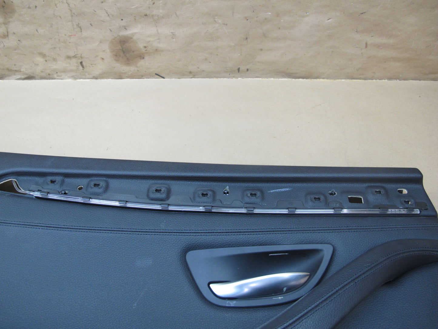 11-16 BMW F10 5-SERIES Rear Left Right Door Interior Trim Cover Panel Set OEM