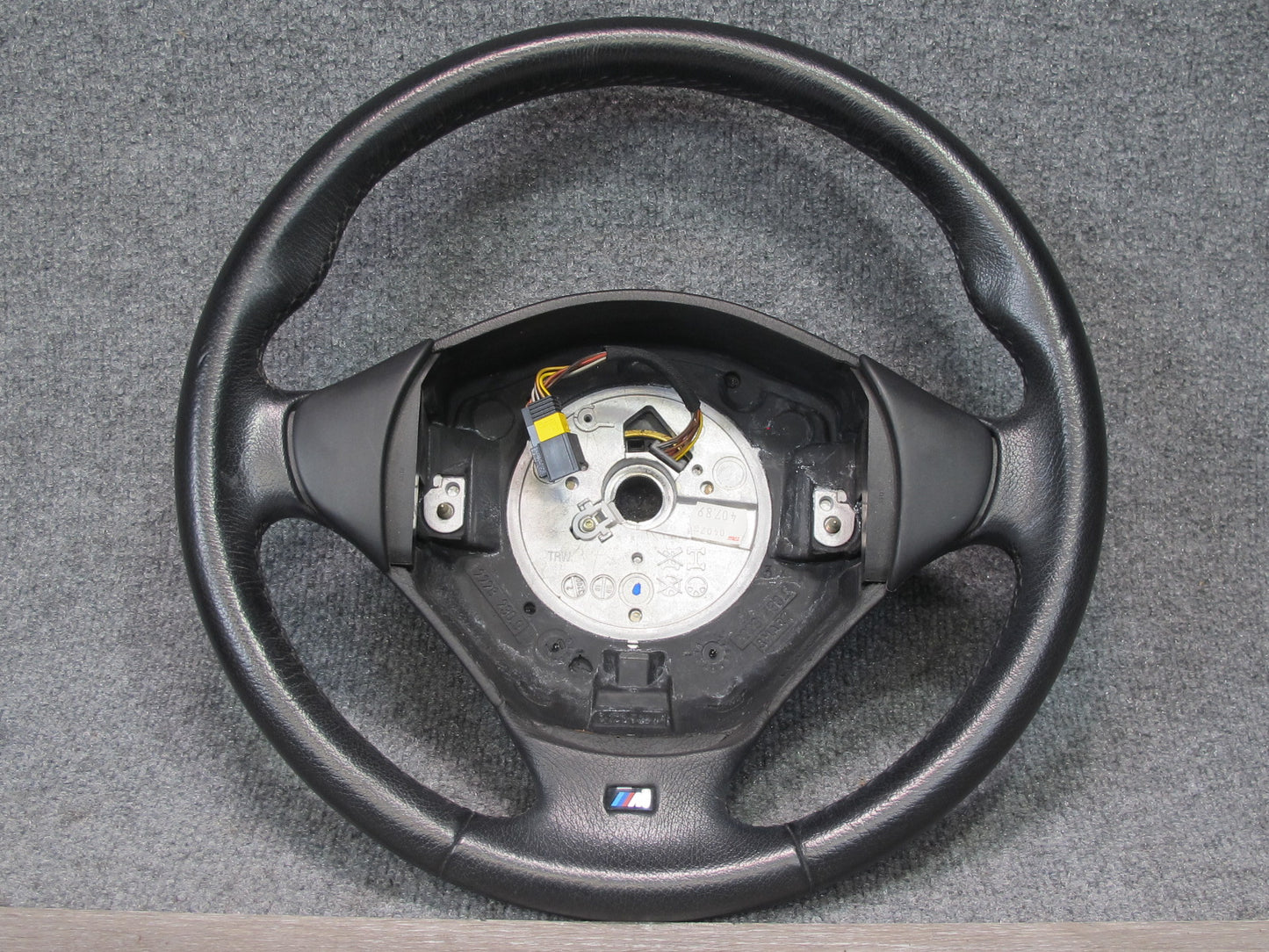 2001 BMW E36/7 Z3 M-sport Leather 3 Spoke Steering Black 2229430 OEM