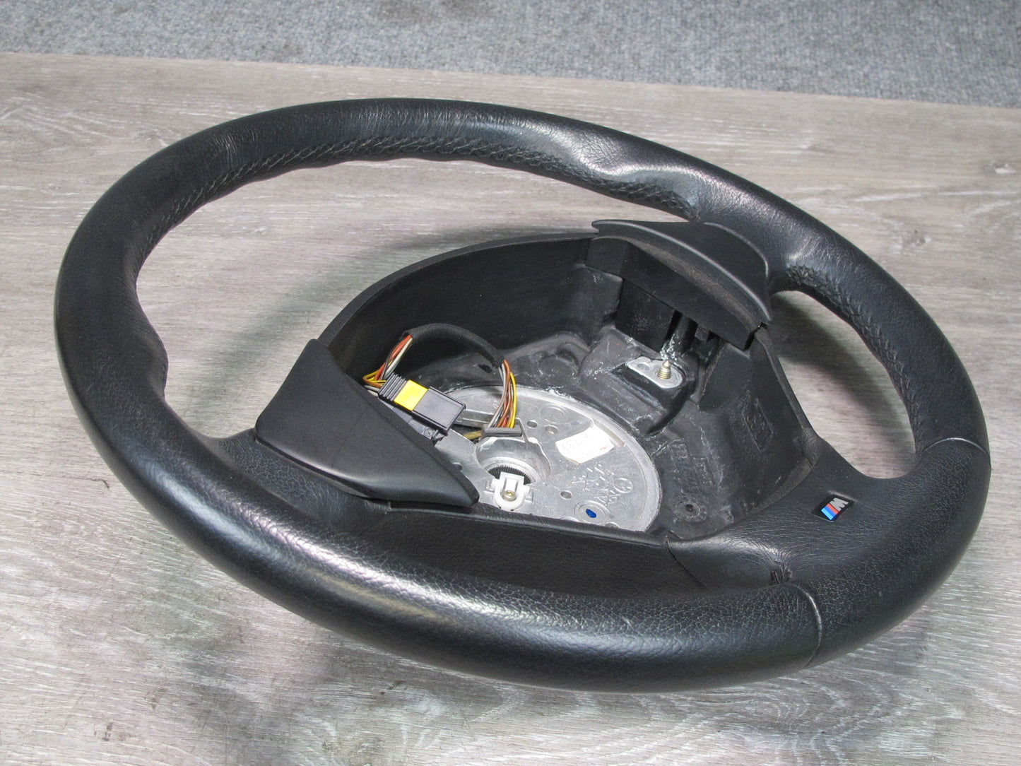 2001 BMW E36/7 Z3 M-sport Leather 3 Spoke Steering Black 2229430 OEM