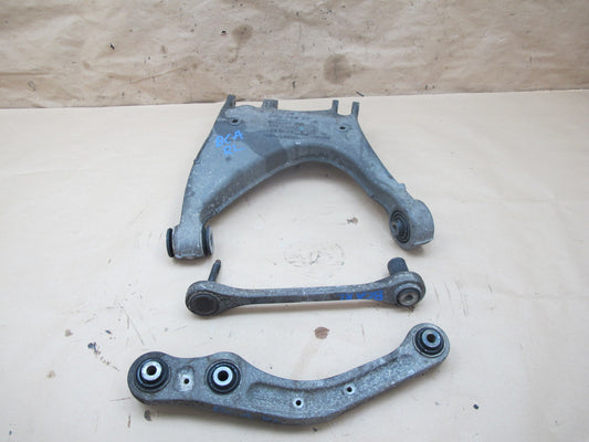 06-12 Bentley Continental Flying Spur Rear Left Lower Control Arm Set of 3