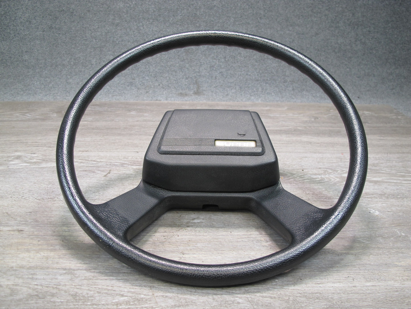 84-85 Toyota Celica Supra MA67 Leather Steering Wheel w Horn Pad OEM