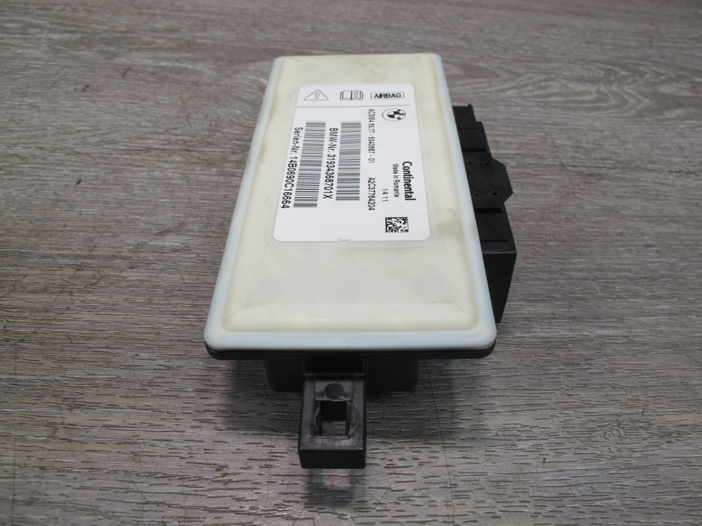 11-16 BMW F10 5-SERIES ACSM4 SRS AIRBAG CONTROL MODULE UNIT 4368701 OEM