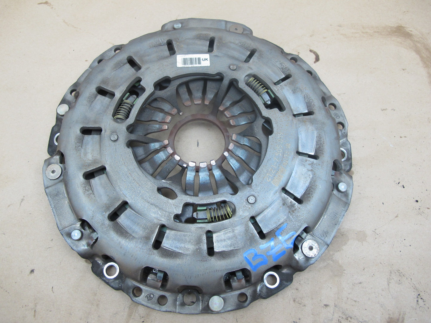 01-02 BMW E36/7 Z3 3.0L M/T Transmission Flywheel Clutch Pressure Plate 7K OEM