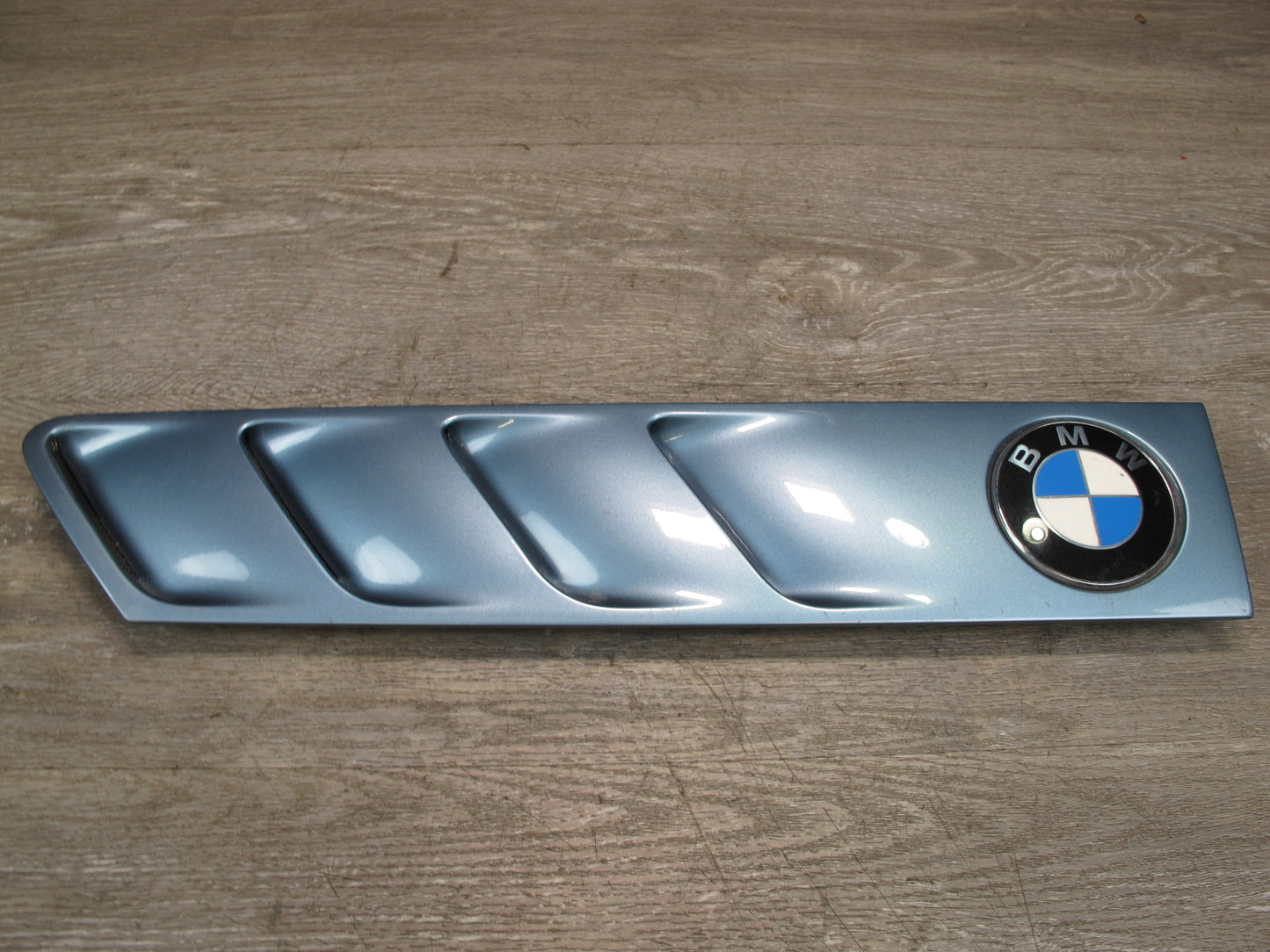 96-02 BMW E36/7 Z3 Set of 2 Front Right & Left Fender Vent Trim Cover Blue OEM