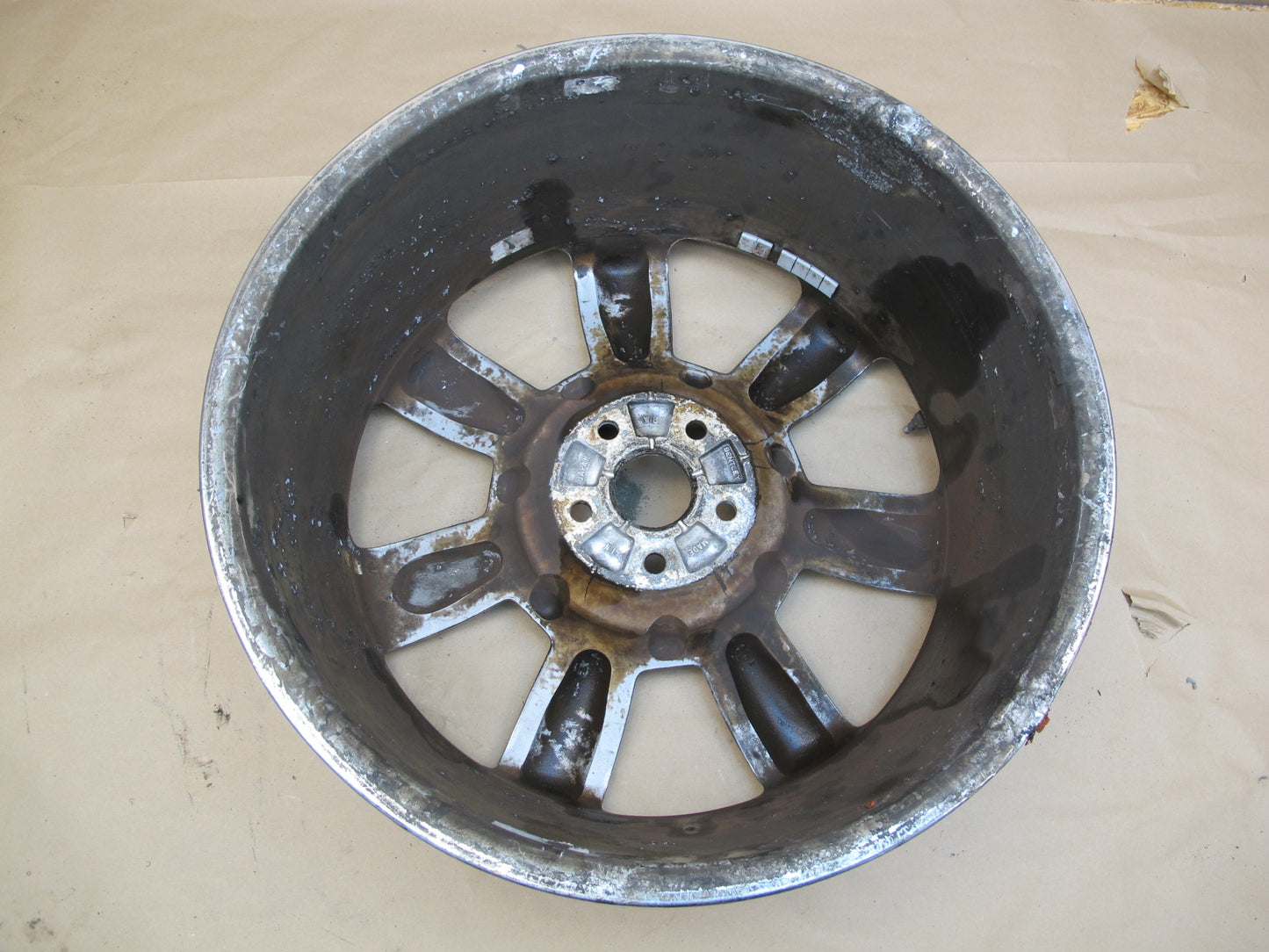 03-10 Bentley Continental Factory 20" R20 Chrome Alloy Wheel Rim 20x9J ET41