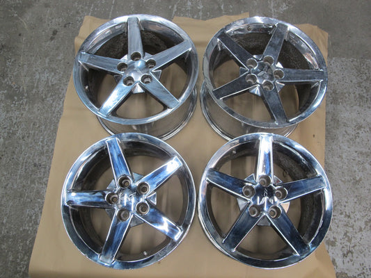 97-04 Chevrolet Corvette C5 Set of 4 Aftermarket R17" R18" Alloy Wheel Rim