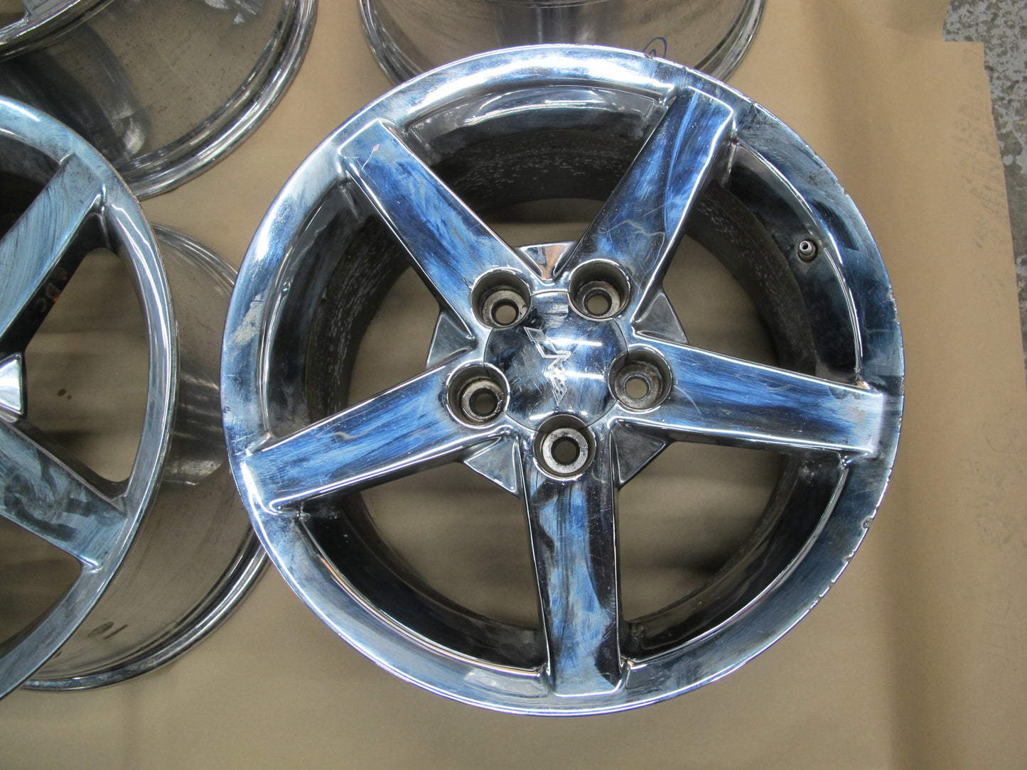 97-04 Chevrolet Corvette C5 Set of 4 Aftermarket R17" R18" Alloy Wheel Rim