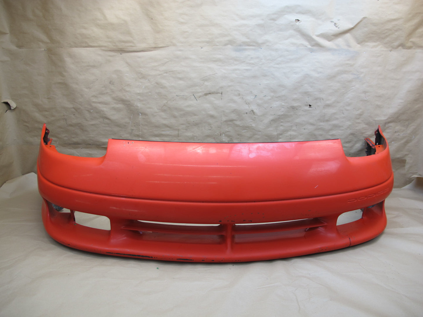 91-93 Dodge Stealth R/T Front Bumper Cover Scarlet RED OEM