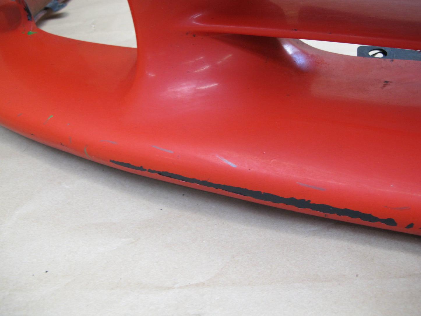 91-93 Dodge Stealth R/T Front Bumper Cover Scarlet RED OEM