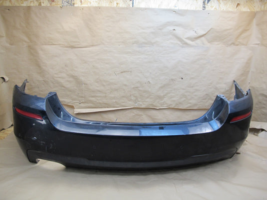 12-16 BMW F10 528i 528iX M-sport Rear Bumper Cover Black w PDC Sensors OEM